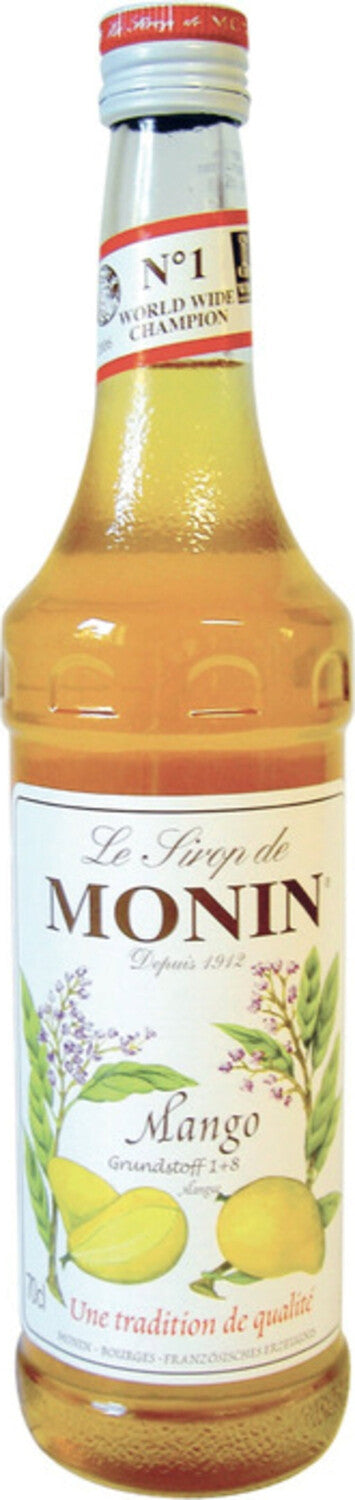 Sirop de mangue bouteille en verre 70 cl | Bracconi