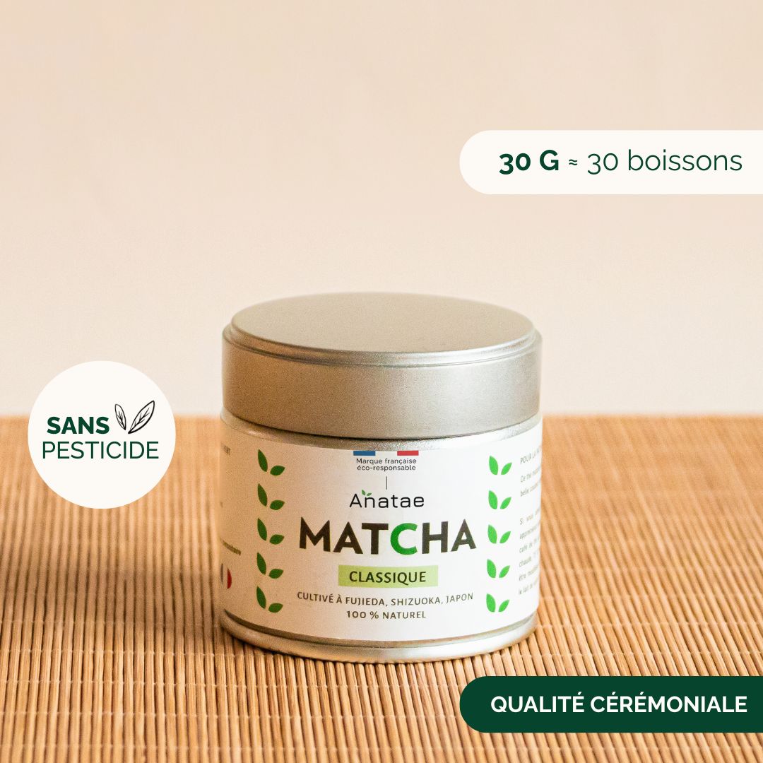 Thé vert matcha classique bio 30g | Bracconi