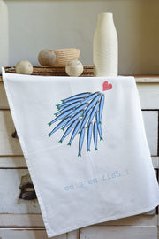 Torchon On s'en fish! 100% coton 50x70cm | Les Chahutées