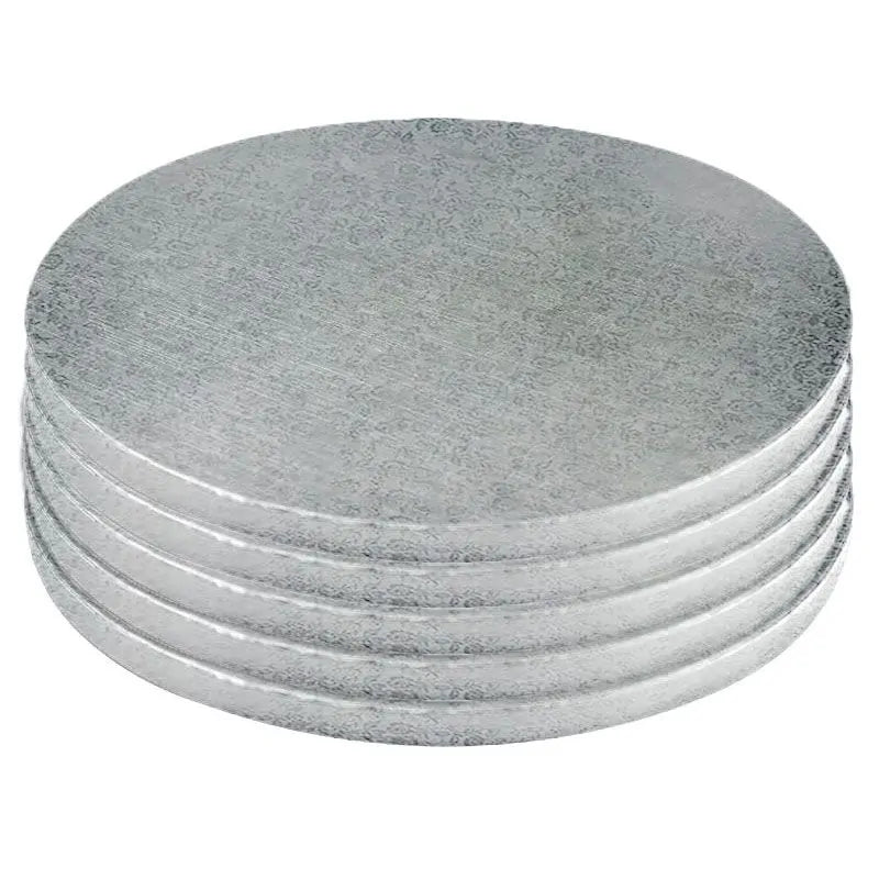 Supports ronds argentés x5 | PATISDECOR