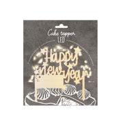 Cake topper LED Happy New Year | Scrapcooking