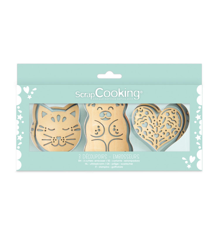 Coffret embosseur et découpoir | Scrapcooking