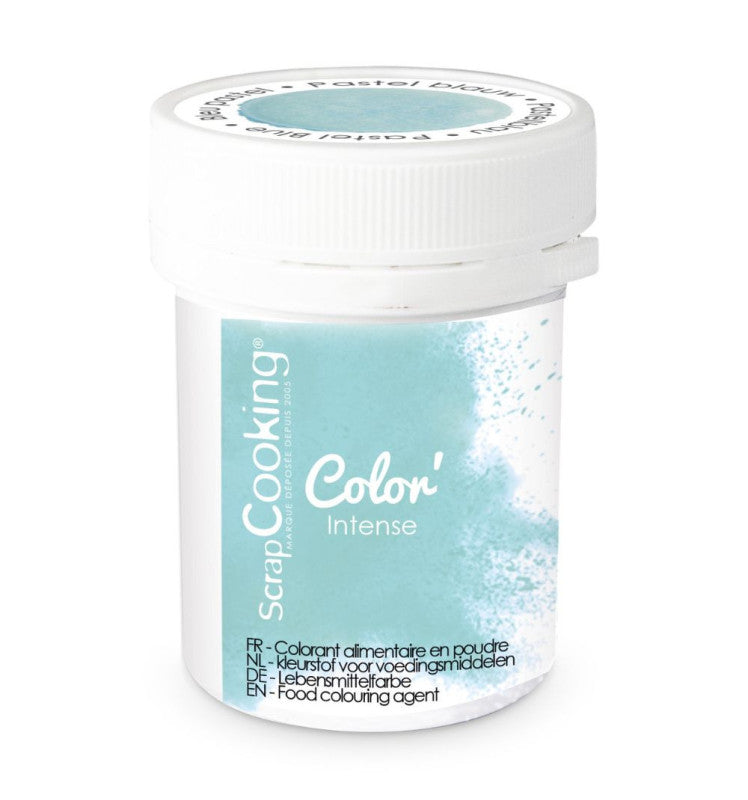Colorant en poudre bleu pastel 5g | Scrapcooking