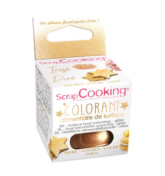 Colorant de surface or 5g | Scrapcooking