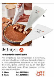 Poches pâtissières réutilisables 40cm | De Buyer