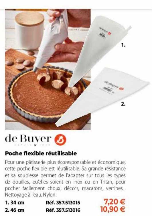 Poches pâtissières réutilisables 40cm | De Buyer