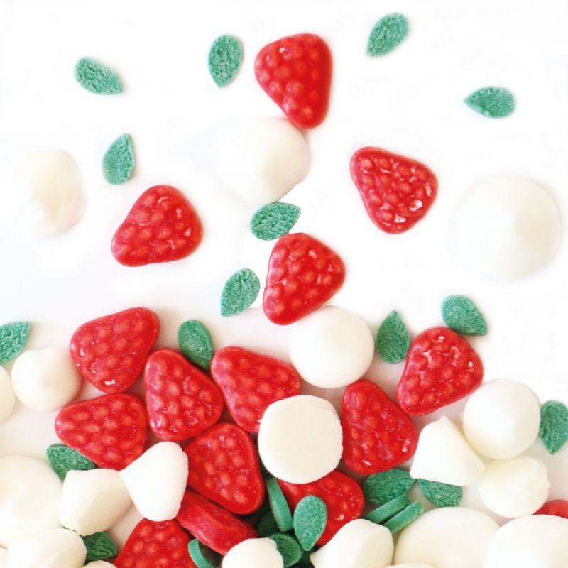 Décors sucrés Tarte Fraise Meringuée 30g | Scrapcooking