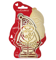 Découpoir et embosseur bois Père Noël | Scrapcooking