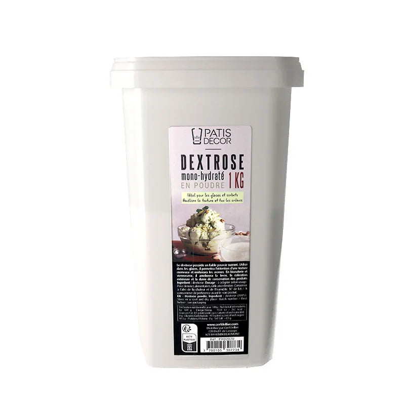 Dextrose monohydrate en poudre 1 kg | PATISDECOR