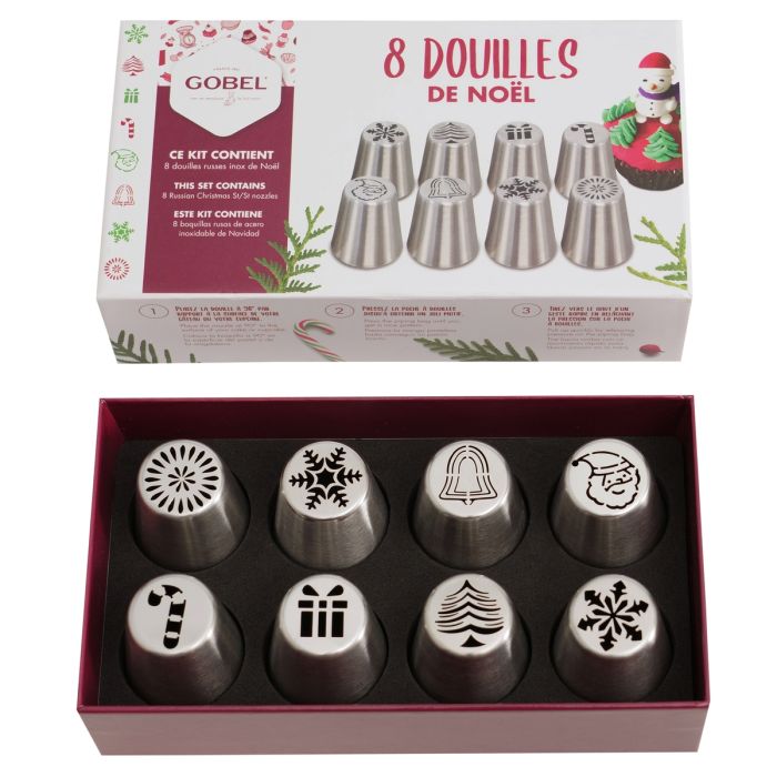 Coffret de 8 douilles de Noël | Gobel - vue 1