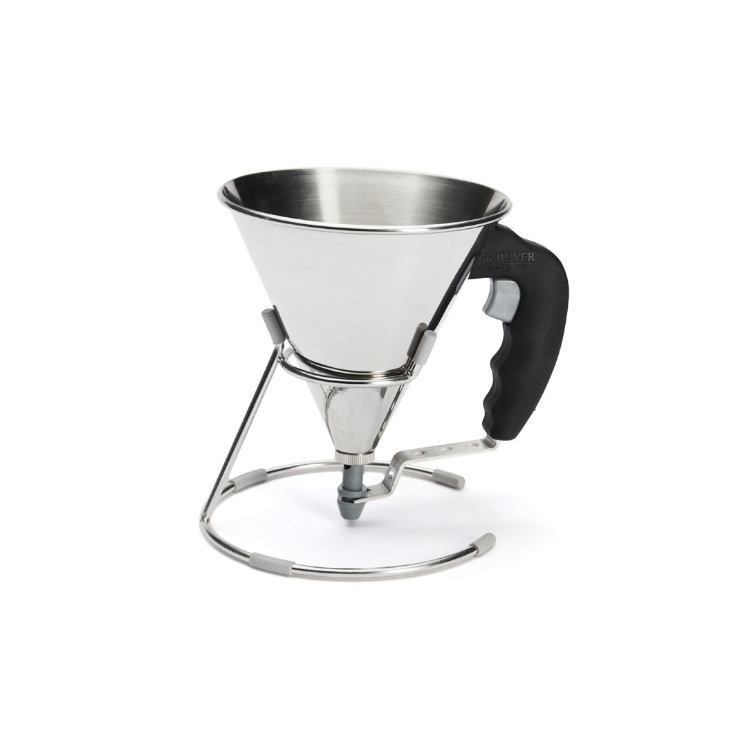 Mini entonnoir à piston Kwik noir | De Buyer - vue 1