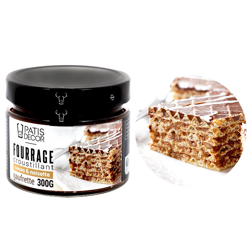 Fourrage croustillant cacao noisette 300g | Patisdecor - vue 1