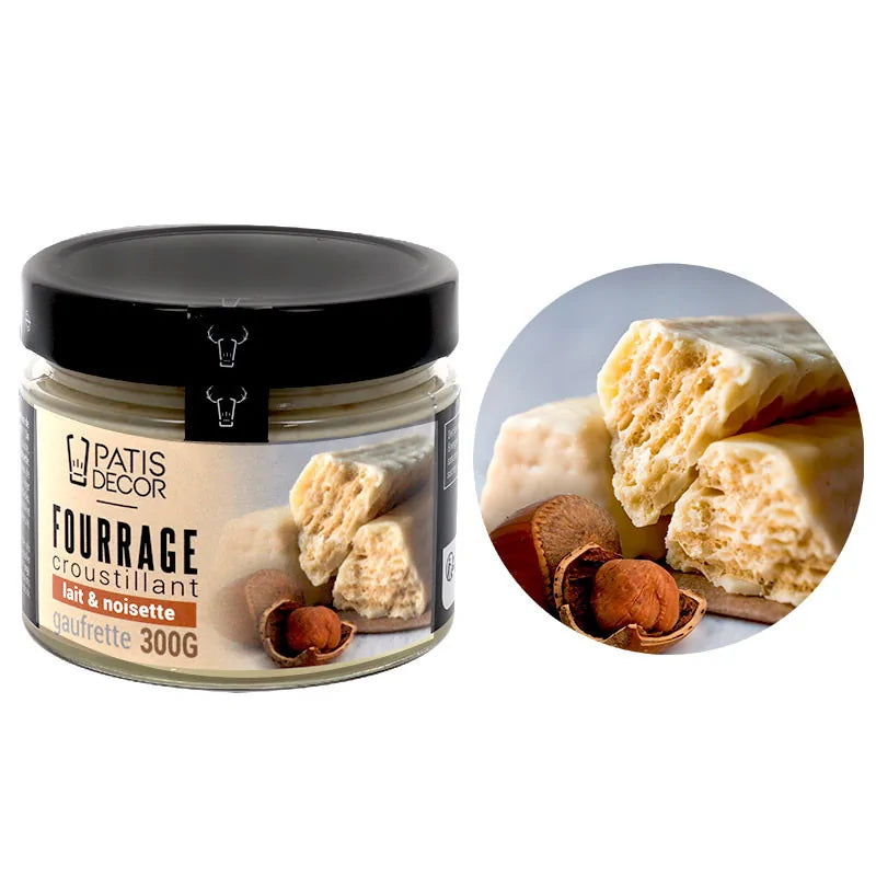 Croustillant noisette et gaufrette 1 kg | PATISDECOR
