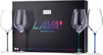 4 Verres à vin Lava 45cl | Cheer Moda