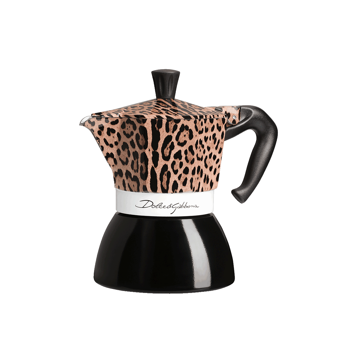 Cafetière Moka Induction 4 tasses D&G Léopard | Bialetti