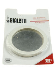 Joints silicone et filtre 12 tasses Moka Express | Bialetti