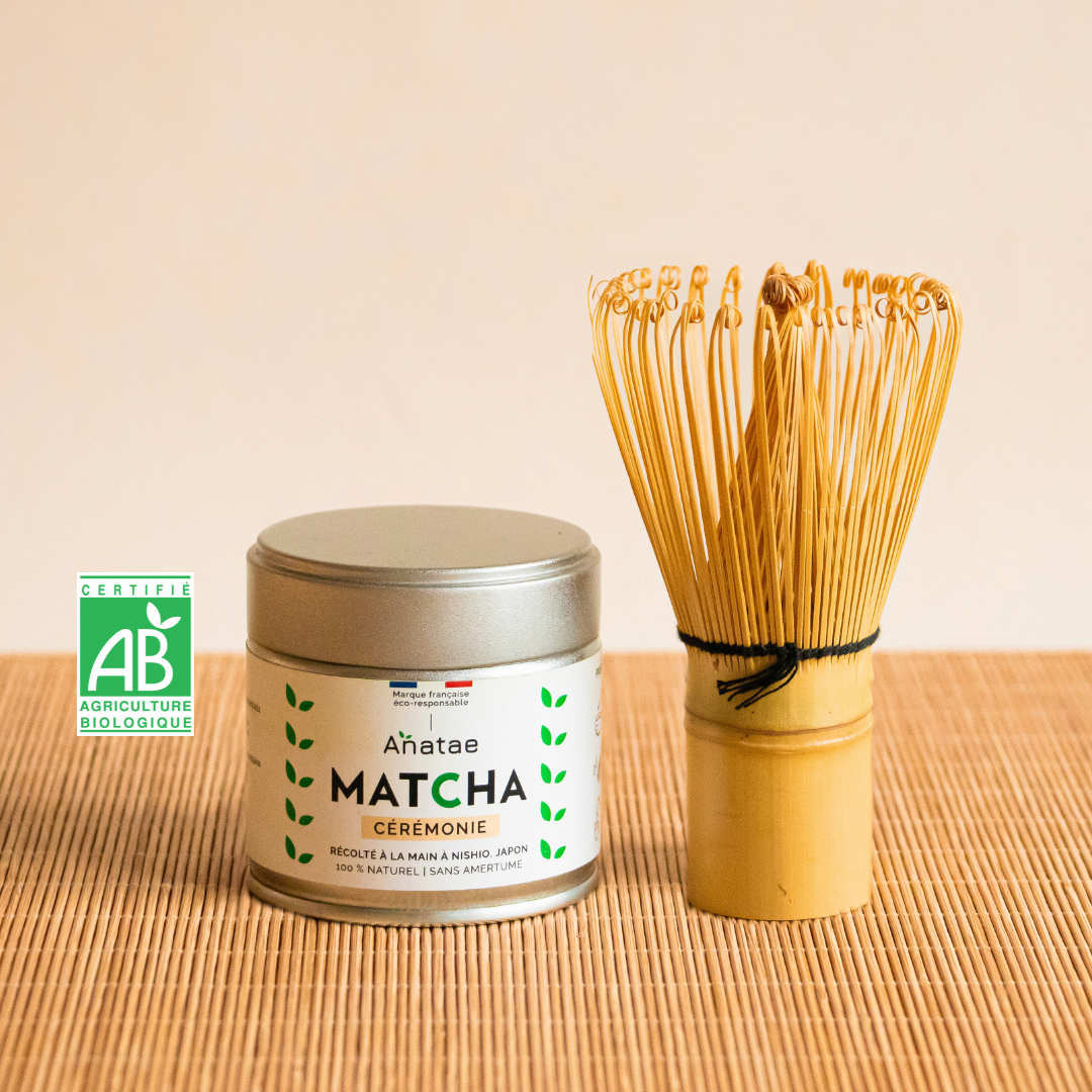 Coffret Thé Matcha Cérémonie 30g + Fouet | ANATAE