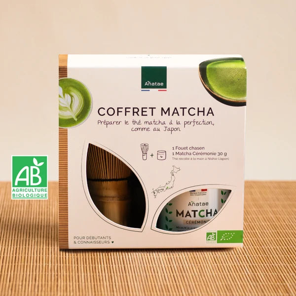 Coffret Thé Matcha Cérémonie 30g + Fouet | ANATAE