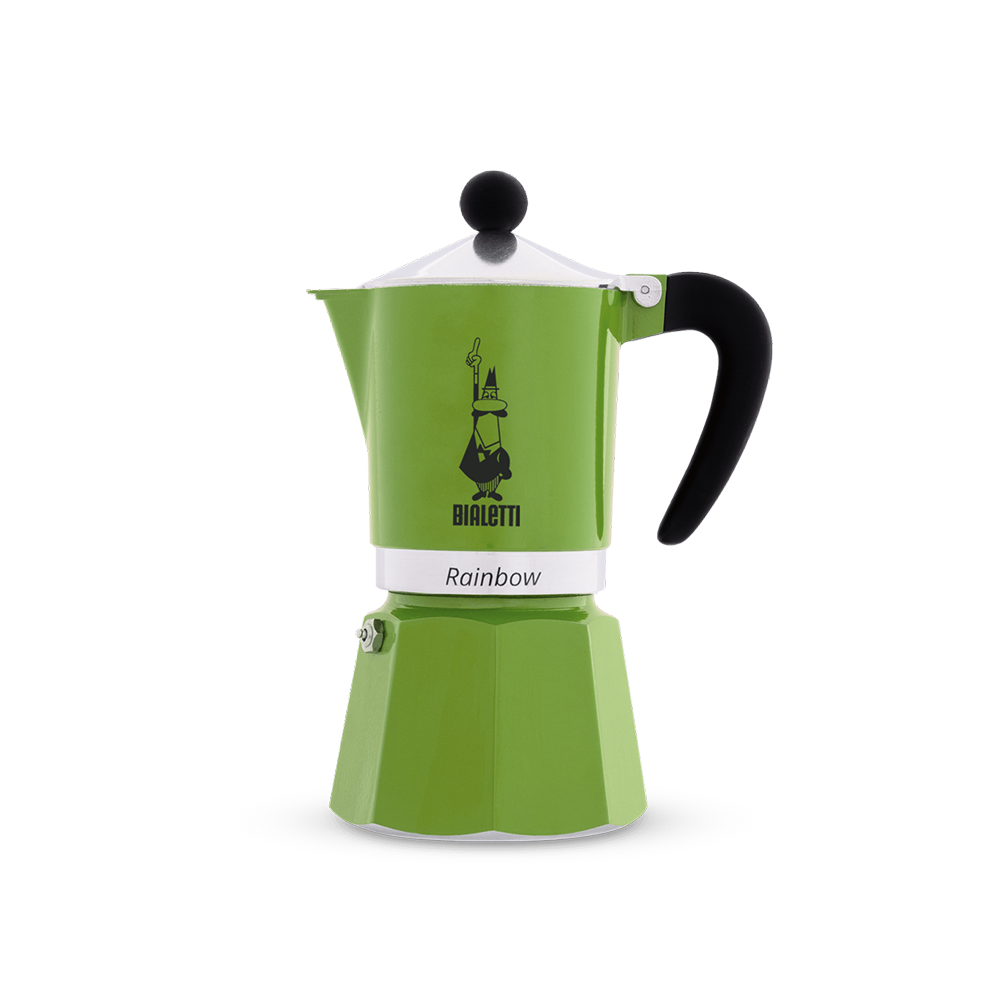 Cafetière italienne Rainbow 3 tasses Citron | Bialetti