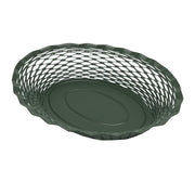 Corbeille pain ovale vert sapin | Bracconi
