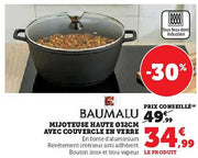 Cocotte Mijoteuse Haute Céramique 32cm 10L | BAUMALU