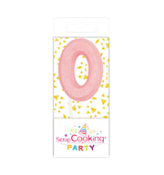 Mini bougie d'anniversaire chiffre 0 | Scrapcooking