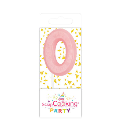 Mini bougie d'anniversaire chiffre | Scrapcooking