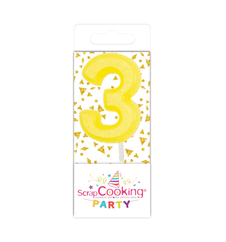 Mini birthday candle | SCRAPCOOKING