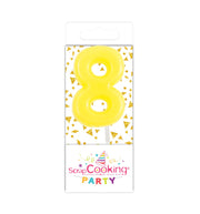 Mini bougie chiffre 8 | Scrapcooking