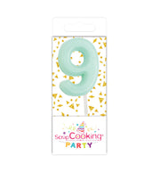 Mini bougie chiffre 9 | Scrapcooking