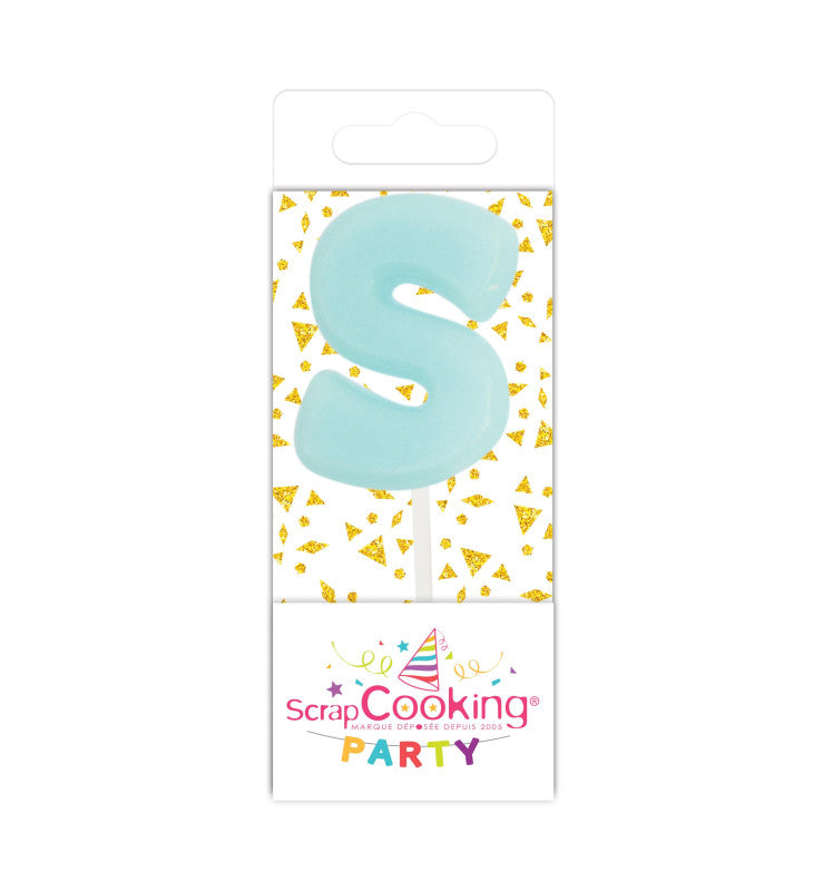 Bougie lettre R pour gâteau | Scrapcooking