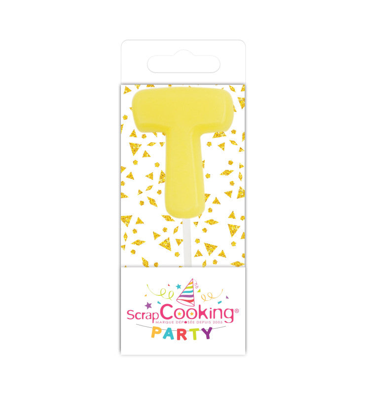 Bougie lettre R pour gâteau | Scrapcooking