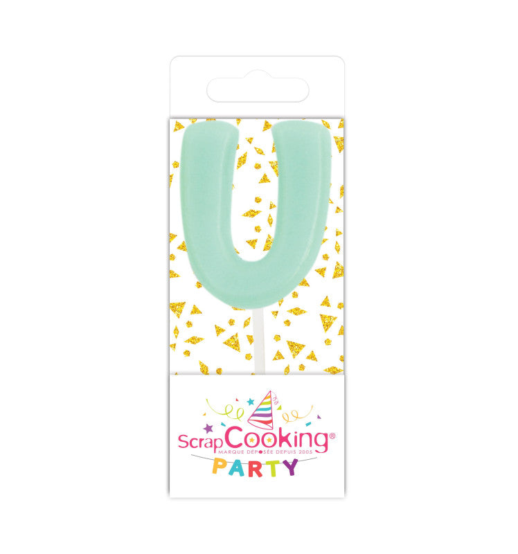 Bougie lettre R pour gâteau | Scrapcooking