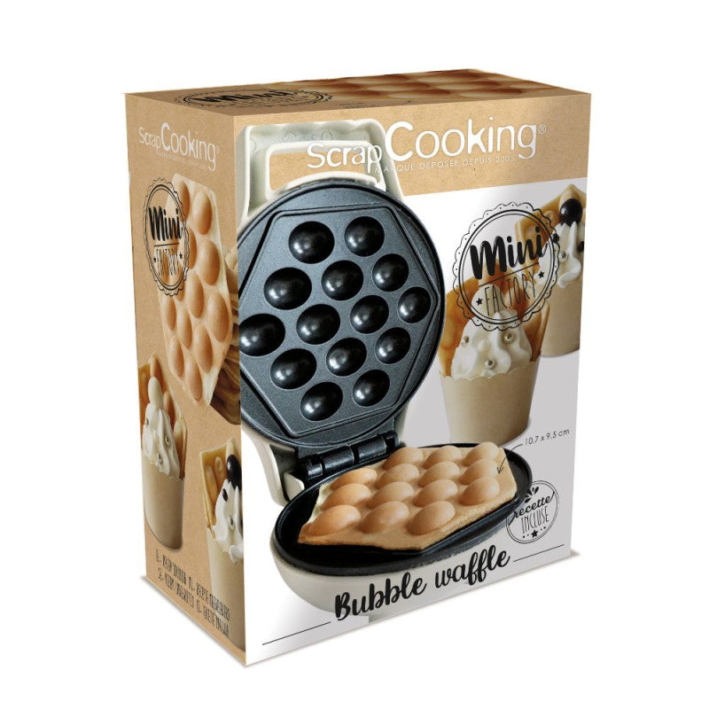 Appareil Mini Bubble Waffle Factory | Scrapcooking