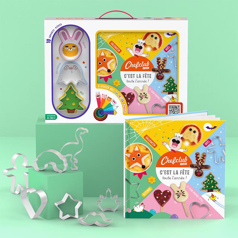 Mini coffret tasses cookie | Chefclub