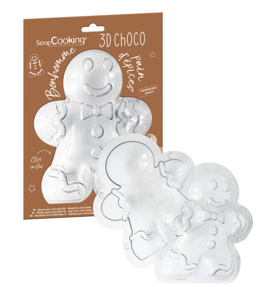 Moule 3D bonhomme pain d'épices | Scrapcooking - vue 1