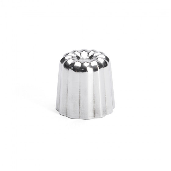 Moule individuel mini cannelé inox 3,5 cm | De Buyer