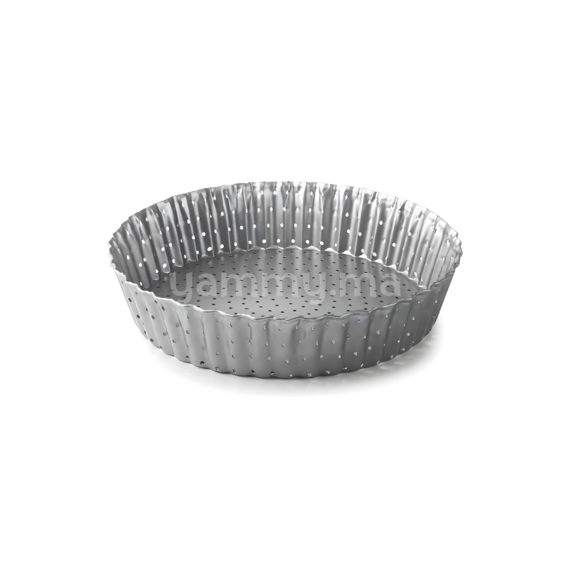 Moule à tarte haut cannelé perforé 20cm | Lacor