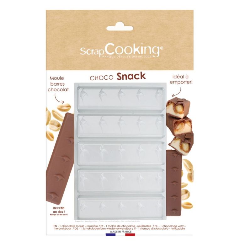Moule semi-rigide Choco Snack | Scrapcooking