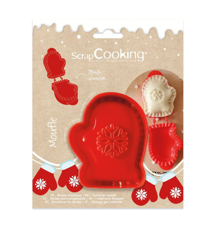 Moule chausson moufle de Noël | Scrapcooking