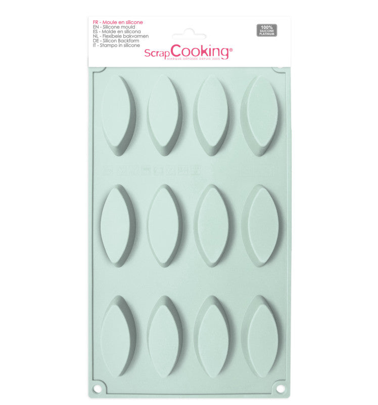 Moule silicone 12 barquettes | Scrapcooking - vue 1