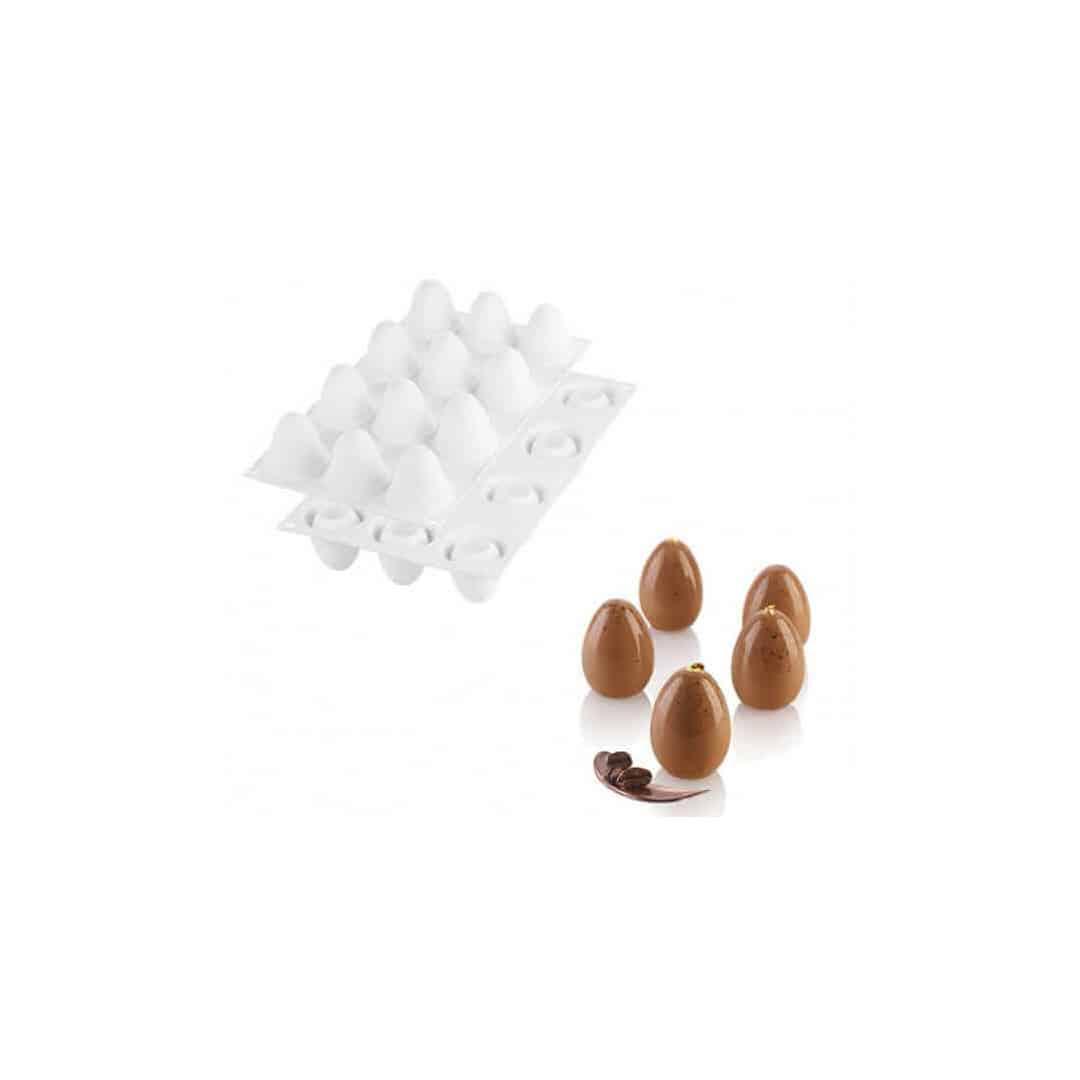 Moule en silicone Chocolat Œuf 22cm | Silikomart