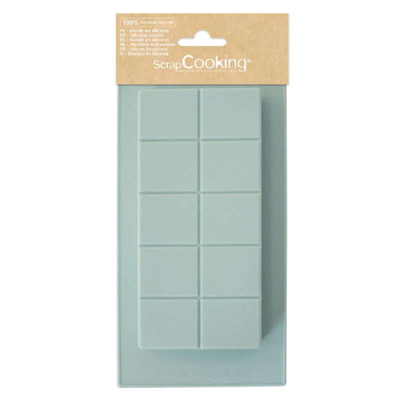 Moule silicone tablette de chocolat | Scrapcooking