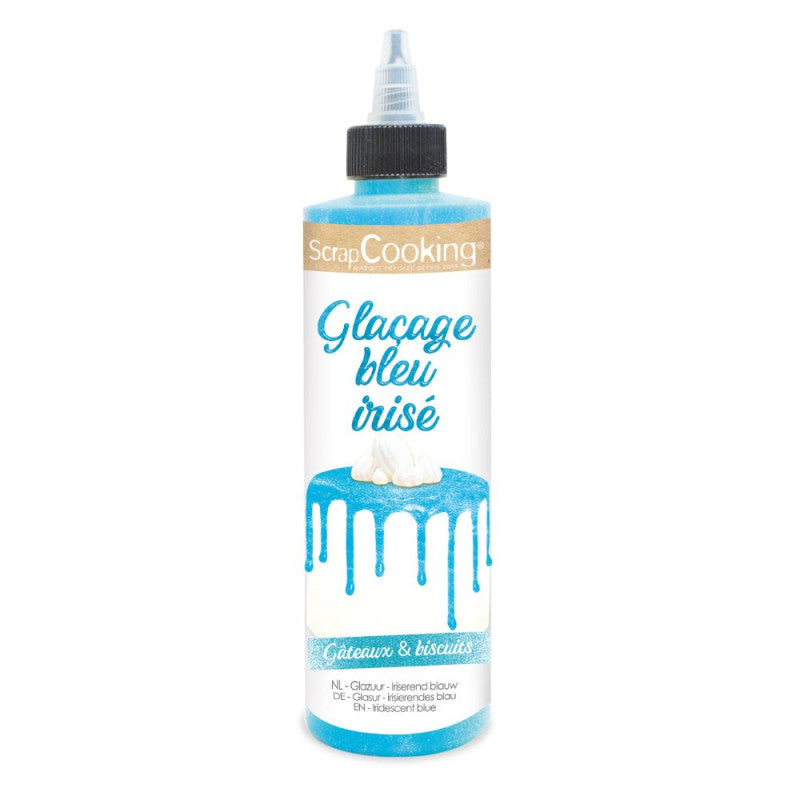 Drip Cake bleu irisé 140g | Scrapcooking