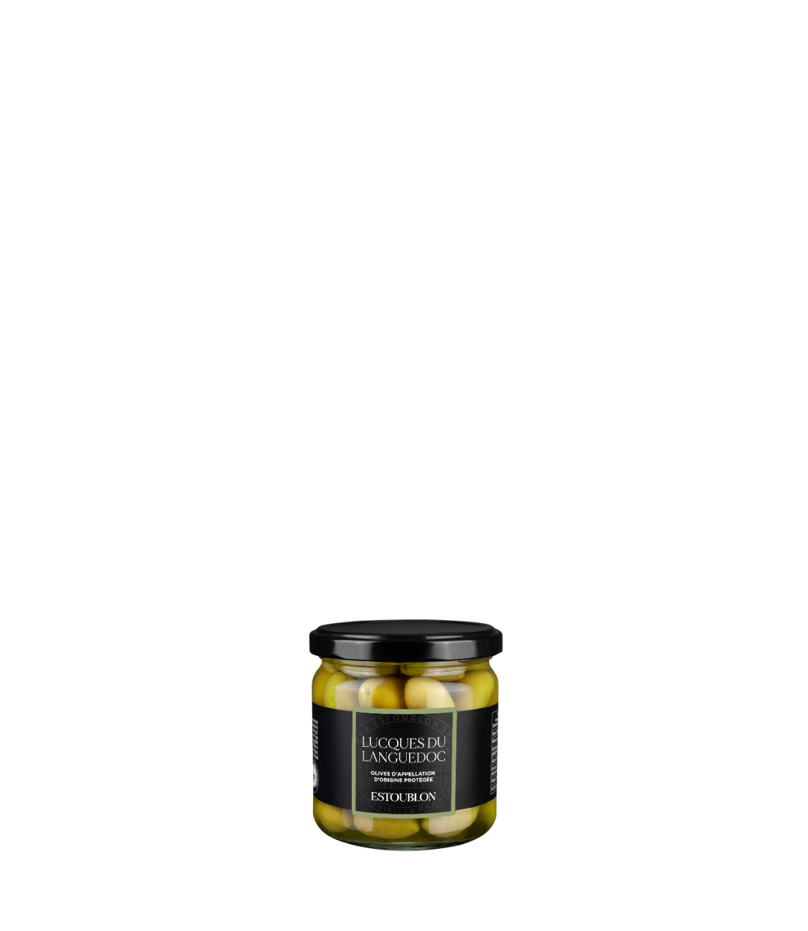 Olives Luques du Languedoc 350g | Estoublon