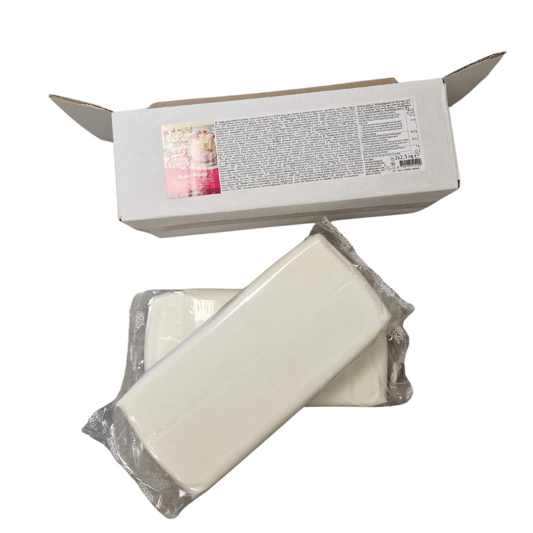 Pâte à sucre blanche 5kg | Funcakes