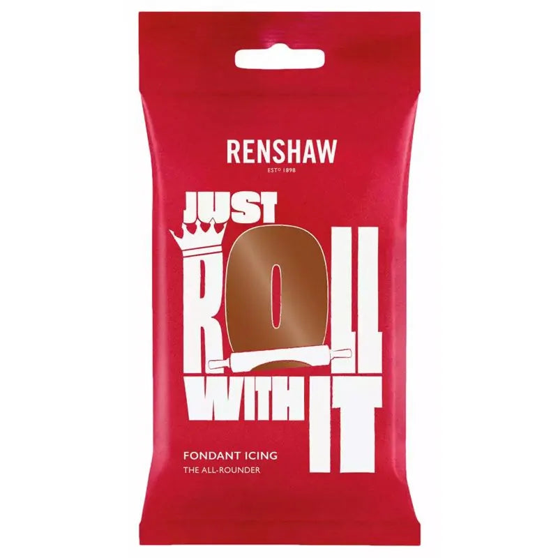 Pâte à sucre Marron Pro 250g | Renshaw