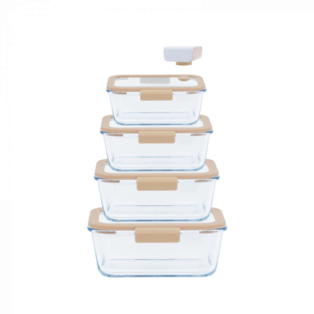 Coffret vide d'air pour aliments et vins | Pebbly