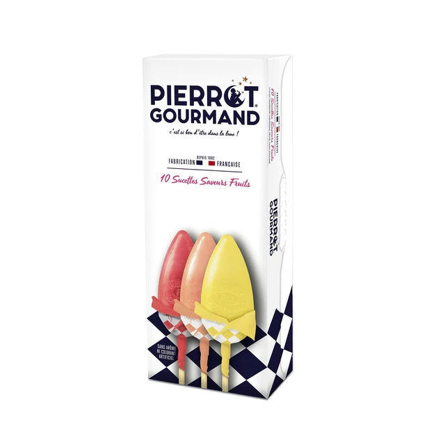 10 sucettes aux saveurs fruits | Pierrot Gourmand