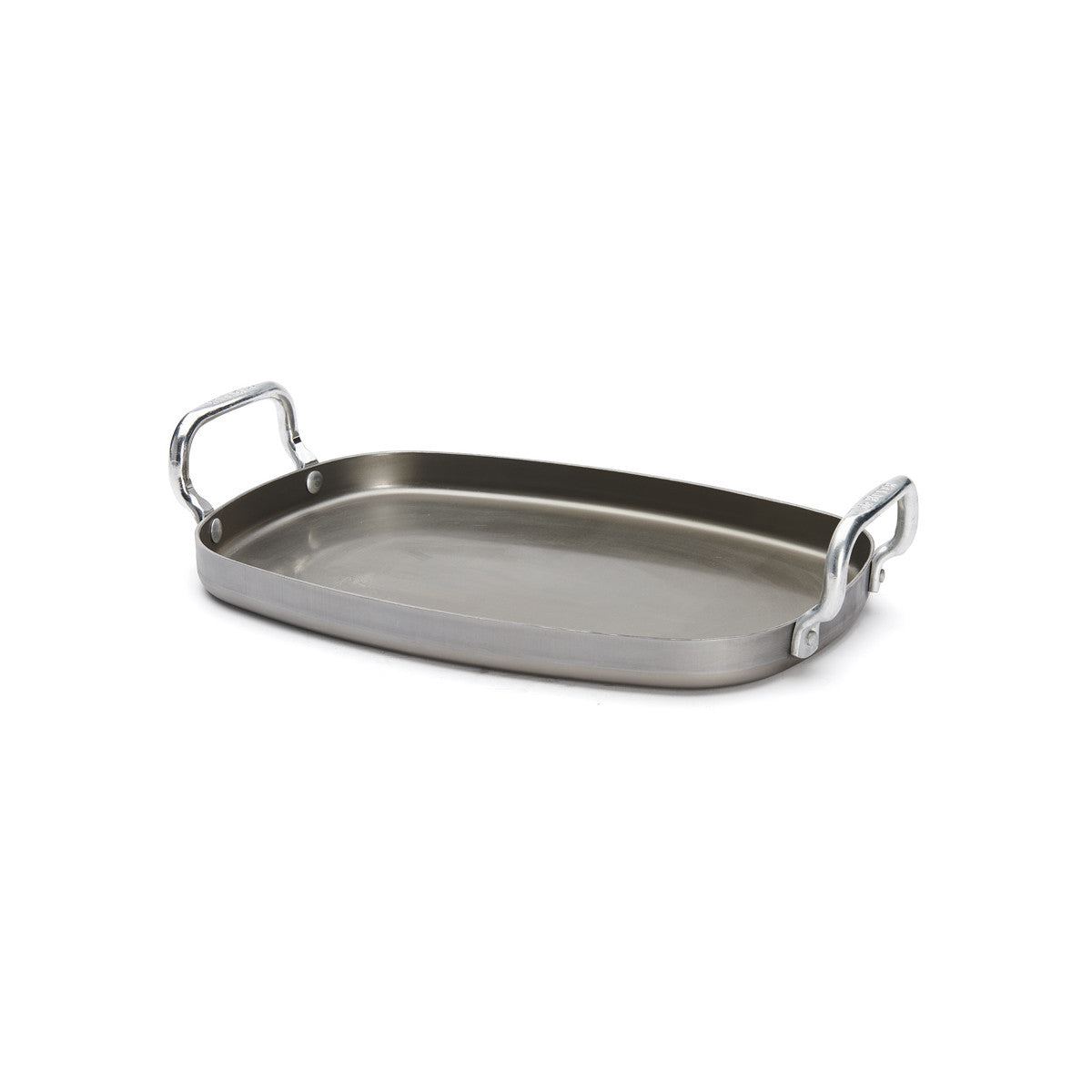 Plancha lisse à anses Mineral B 38x26cm | De Buyer - vue 1
